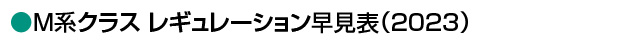 M系クラスレギュレーション早見表